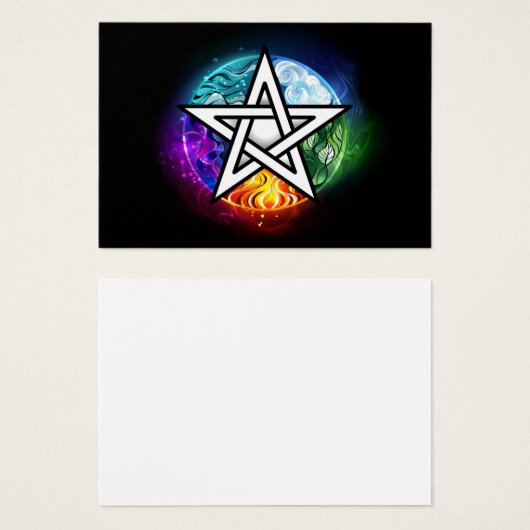 Wiccan pentagram (Front & Back)