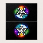 Wiccan pentagram (Outside Unfolded)