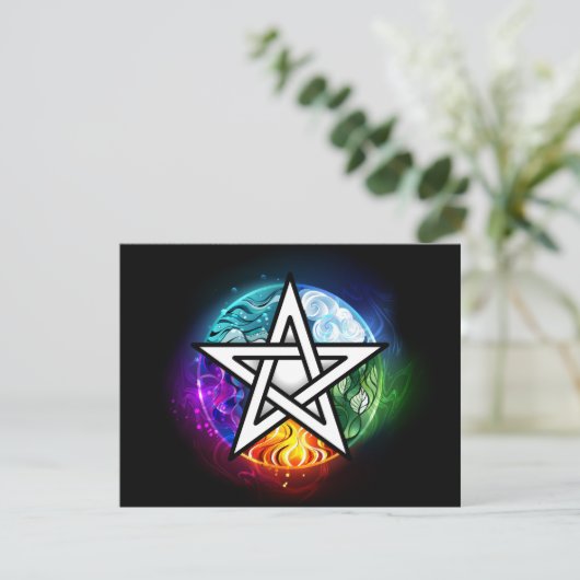 Wiccan pentagram (Standing Front)