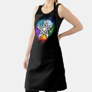 Wiccan pentagram apron