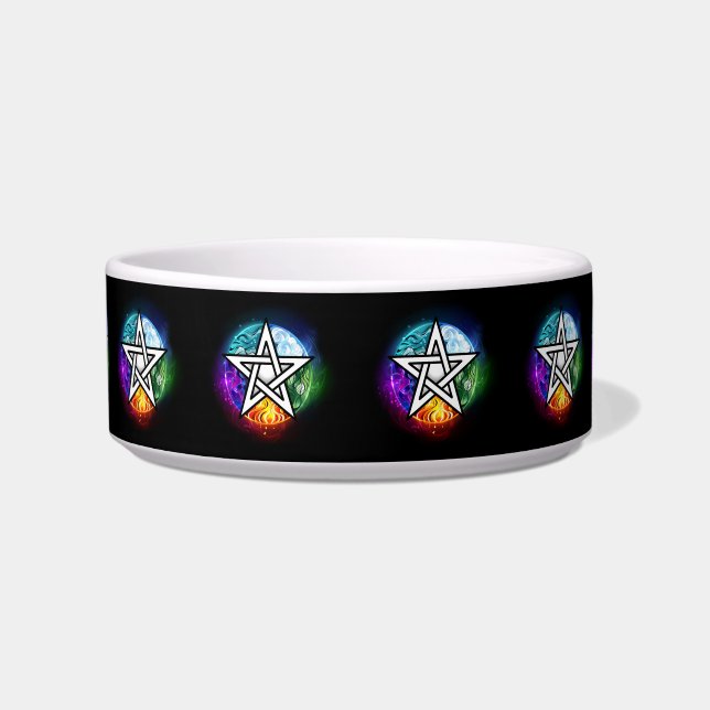 Wiccan pentagram bowl (Front)