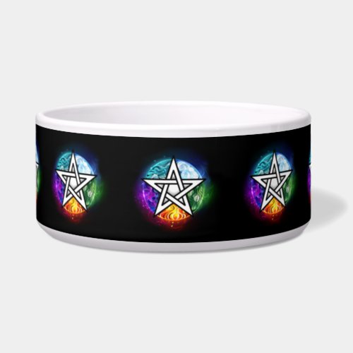 Wiccan pentagram bowl