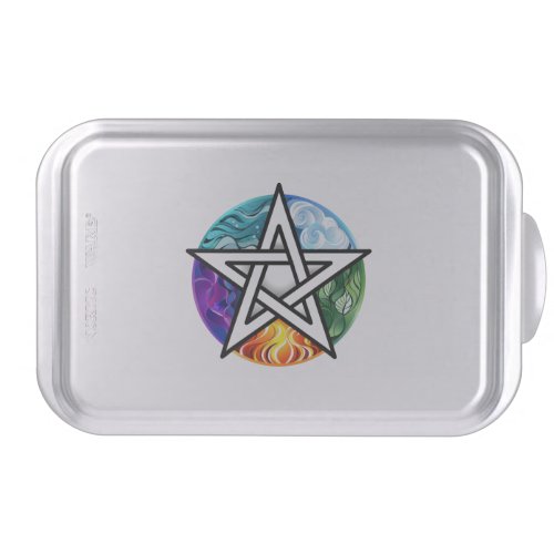 Wiccan pentagram cake pan