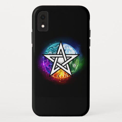 Wiccan pentagram iPhone XR case