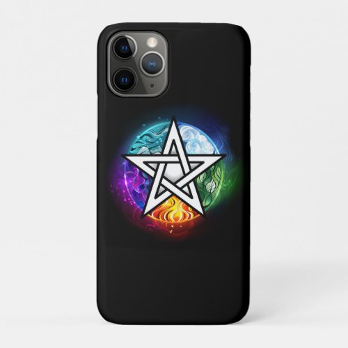 Wiccan pentagram iPhone 11 pro case