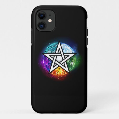 Wiccan pentagram iPhone 11 case