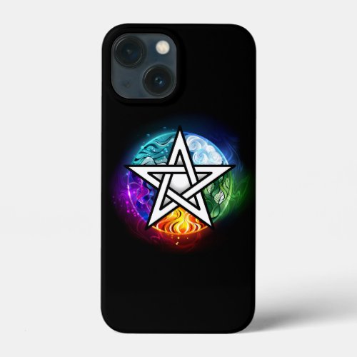 Wiccan pentagram iPhone 13 mini case