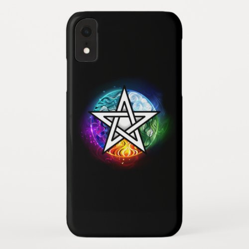 Wiccan pentagram iPhone XR case