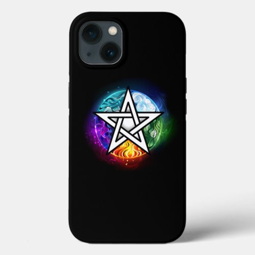 Wiccan pentagram iPhone 13 case