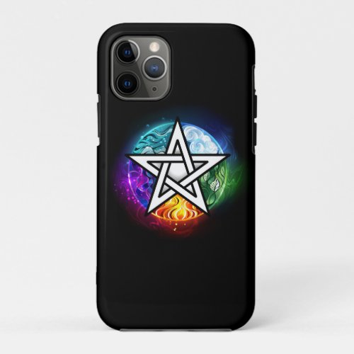Wiccan pentagram iPhone 11 pro case