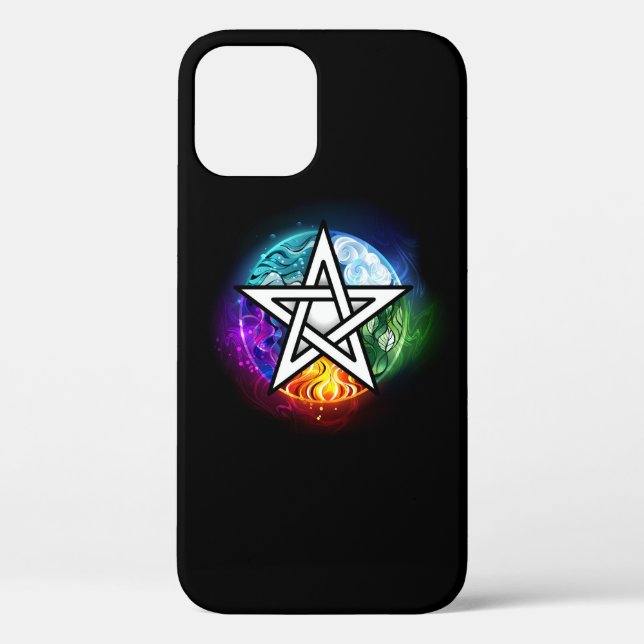 Wiccan pentagram Case-Mate iPhone case (Back)