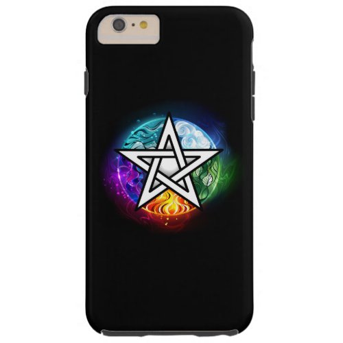 Wiccan pentagram tough iPhone 6 plus case