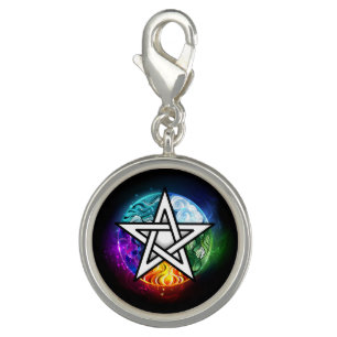Wiccan pentagram charm
