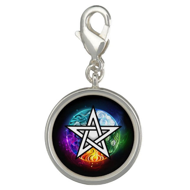 Wiccan pentagram charm (Front)