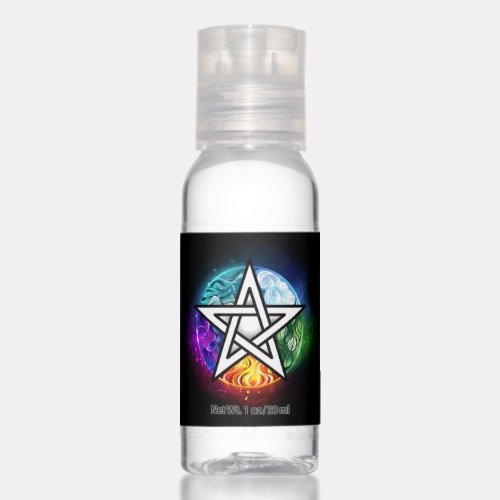 Wiccan pentagram hand sanitizer