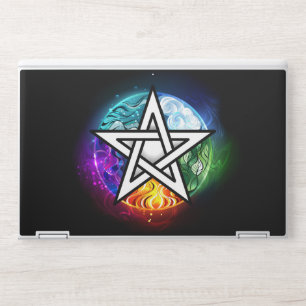Wiccan pentagram HP laptop skin