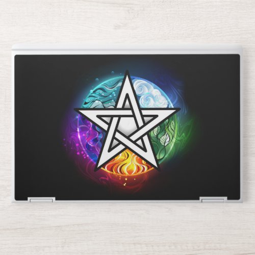 Wiccan pentagram HP laptop skin