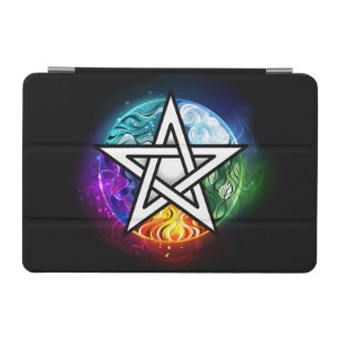 Wiccan pentagram iPad mini cover