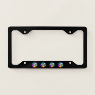 Wiccan pentagram license plate frame