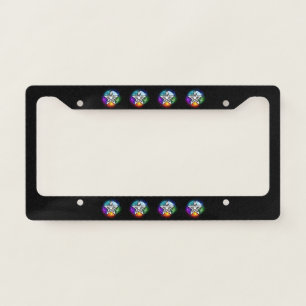 Wiccan pentagram license plate frame