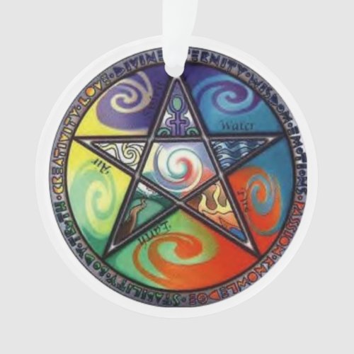 Wiccan Pentagram Ornament