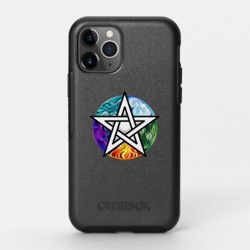 Wiccan pentagram OtterBox symmetry iPhone 11 pro case