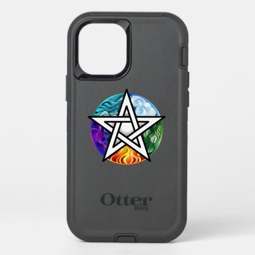 Wiccan pentagram OtterBox defender iPhone 12 case