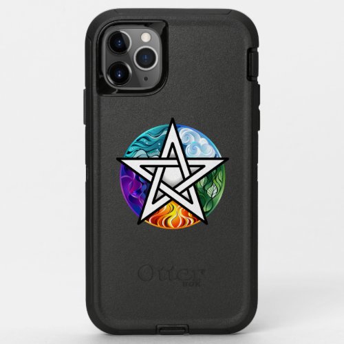 Wiccan pentagram OtterBox defender iPhone 11 pro max case