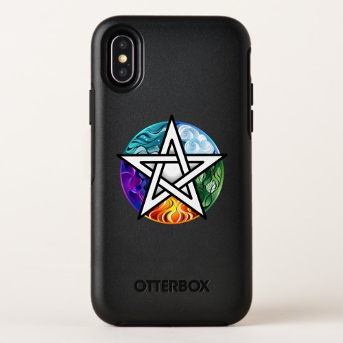 Wiccan pentagram OtterBox symmetry iPhone XS case