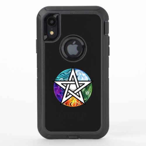 Wiccan pentagram OtterBox defender iPhone XR case