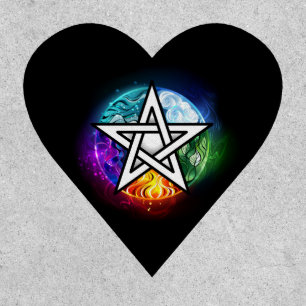 Wiccan pentagram patch
