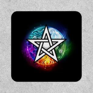 Wiccan pentagram patch