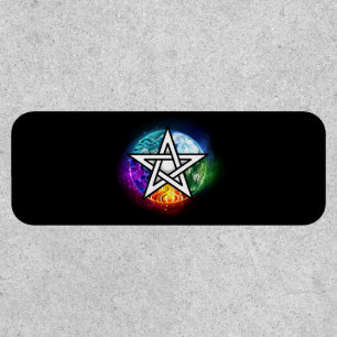 Wiccan pentagram patch