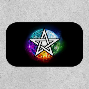 Wiccan pentagram patch
