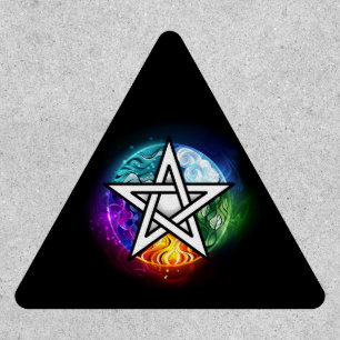 Wiccan pentagram patch