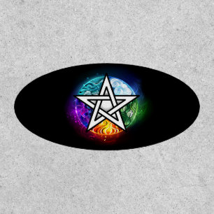 Wiccan pentagram patch