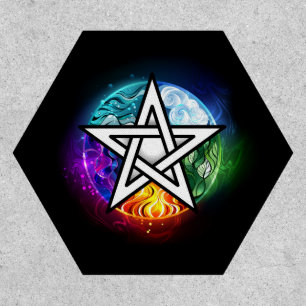 Wiccan pentagram patch