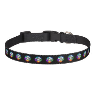 Wiccan pentagram pet collar