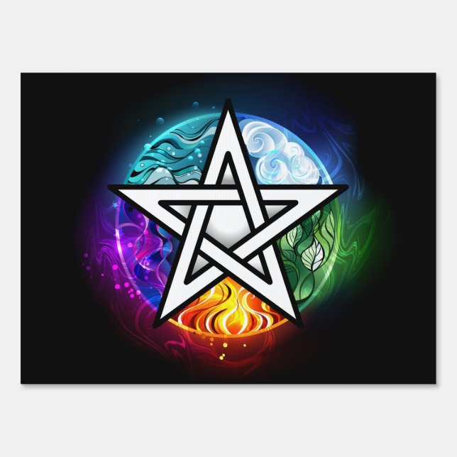 Wiccan pentagram sign (Front)