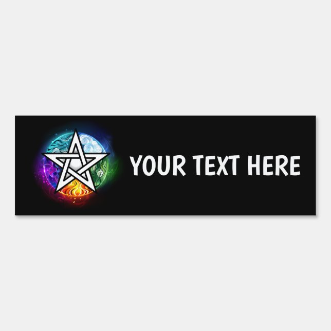 Wiccan pentagram sign (Front)