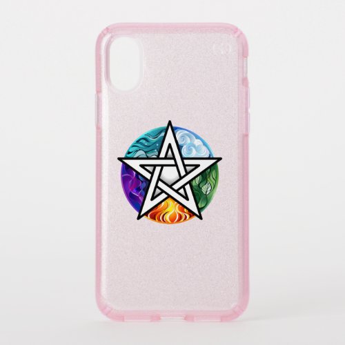 Wiccan pentagram speck iPhone XS case