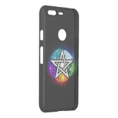 Wiccan pentagram uncommon google pixel case (Back/Right)