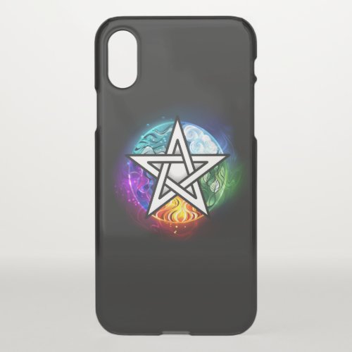 Wiccan pentagram iPhone XS case