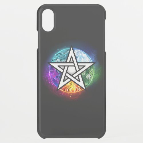 Wiccan pentagram iPhone XS max case