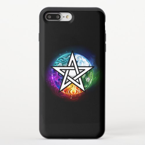 Wiccan pentagram iPhone 87 plus slider case