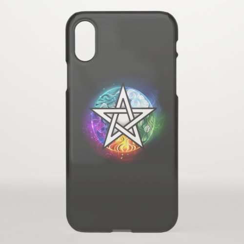 Wiccan pentagram iPhone x case