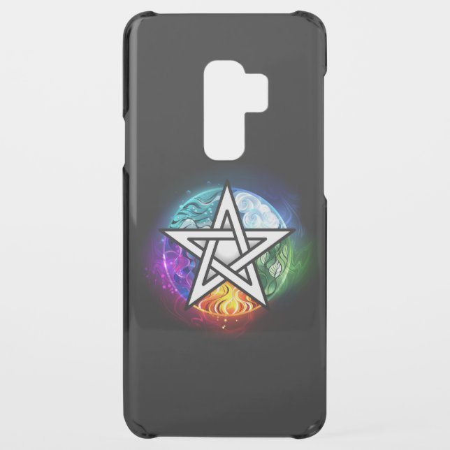 Wiccan pentagram uncommon samsung galaxy case (Back)