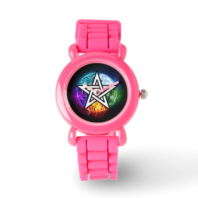 Wiccan pentagram watch (Front)