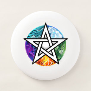 Wiccan pentagram Wham-O frisbee