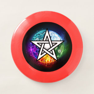 Wiccan pentagram Wham-O frisbee